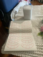 NEWCOME-limpiador de pegamento para extensión de pestañas, almohadillas de algodón para quitar papel, sin pelusa, toallitas de limpieza de pegamento no tejido, herramienta de maquillaje, 200 Uds.