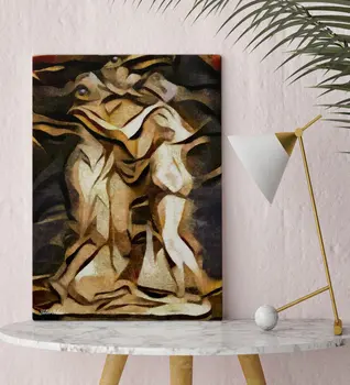 

Personalized Modern Abstract Canvas Table (30x50 cm.) 10