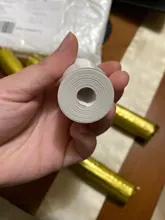 Impresora térmica de recibos de 57x30mm, 10 rollos de papel móvil con bluetooth, caja registradora