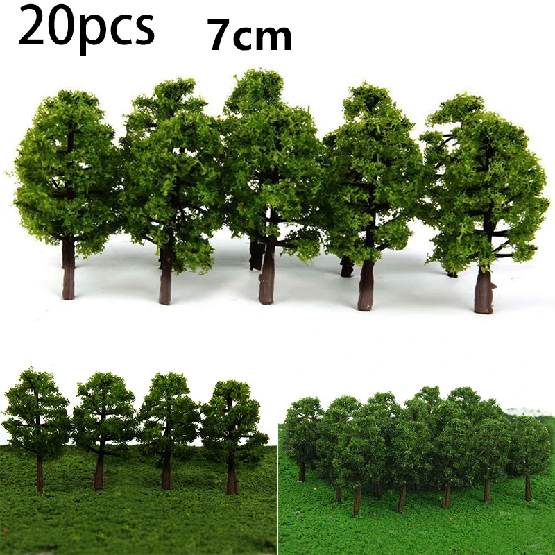 Trees Model Train Railroad Decor Scenery Landscape HO-OO Scale Building Static Grass Tufts Miniature Scenery Wildflowers Flower 