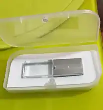 Gran oferta Cristal USB Renault y coches Peugeot Logo 4G 16GB Flash Drive USB 2,0 de USB Pen Drive 32GB de memoria de disco de 128GB 64GB regalos Cool