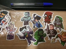10/30/50 Uds de dibujos animados Disney pegatinas Marvel bien los Vengadores etiqueta engomada impermeable equipaje Skateboard guitarra portátil pegatinas juguete de niño