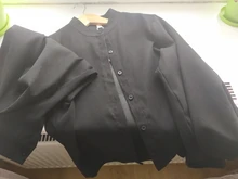 Blusa de gasa de manga larga para verano, camisa de oficina para mujer, tops y blusas para mujer, top de talla grande