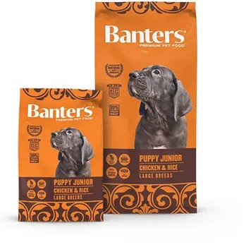 

Banters puppy junior large chicken with rice dry feed for puppies 15 kg