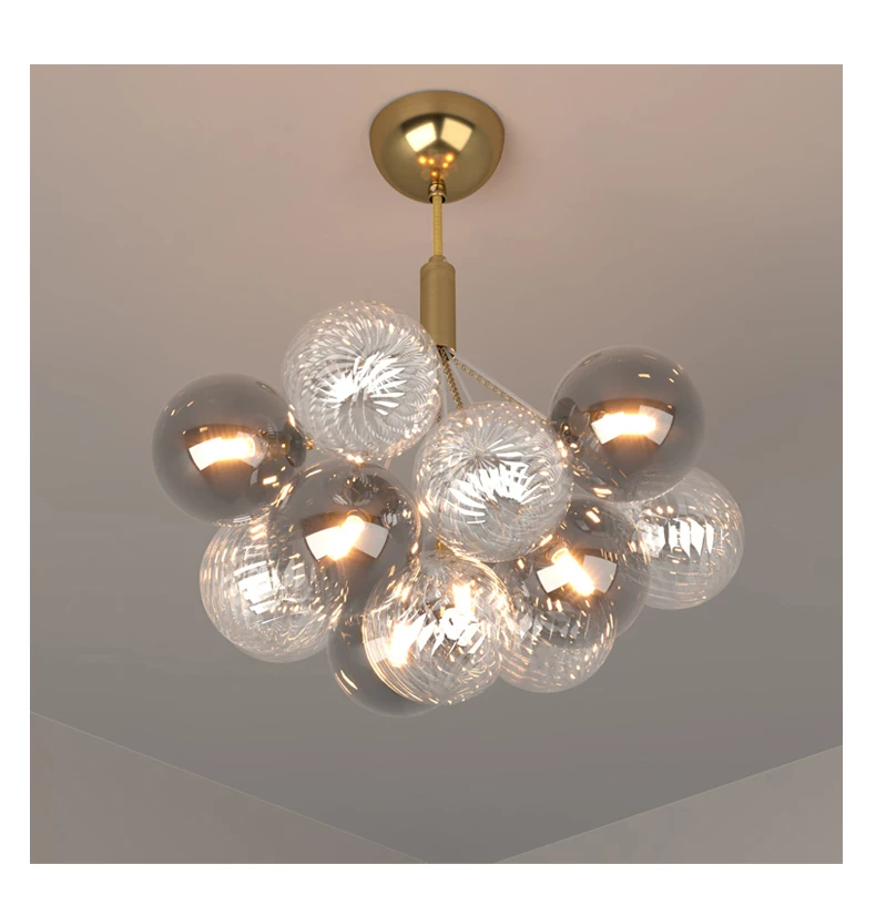 white chandelier New Modern Nordic Design LED Ceiling Pendant Lamp For Living Room Children Bedroom Dining Room Kitchen Stair G9 Chandelier Light chandelier for living room