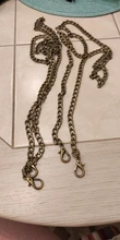DIY Purse Chain Bag-Accessories Handbag Chains-Shoulder-Bag-Strap Bronze Silver Metal