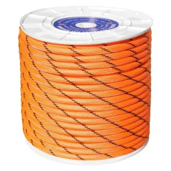 

NYLON ROPE DOUBLE BRAID CLIMBING 08MM NJA/BLACK SPOOL 100M