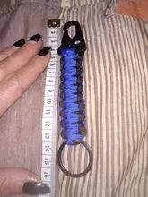 Cuerda de paracaídas para acampar al aire libre, supervivencia en emergencia, cuerda de mosquetón para acampar, 1 ud.