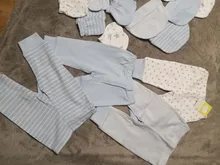 Conjunto de ropa de algodón para bebé, monos, pantalones, sombreros y guantes, Unisex, 2021