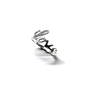 

Silver Ring 925 Sterling m. Plain woman word LOVE