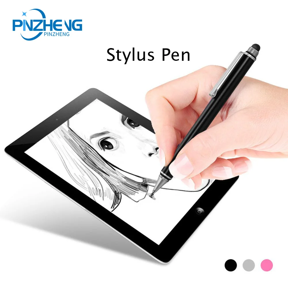 

PINGZHENG Universal 2in1 Stylus Pen Drawing Pencil Conductive Sucker Tablet Touch Pen Capacitive Tablet Stylus For iPad Android