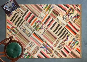 

Apex Cornelia 3 'x 5' Chenille Multi Runner Rug
