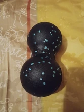 Pelota de miofascia EPP Lacrosse, Bola de masaje de cacahuete de alta densidad, ligera, Fitness, ejercicio, Fascia, alivia el dolor, Yoga