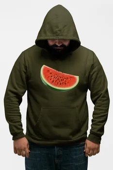 

Angemiel Wear Watermelon Green Men 'S Hooded Sweatshirt
