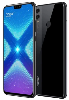 Перейти на Алиэкспресс и купить Huawei Honor 8X, черный цвет (черный). Полоса 4G/LTE/WiFi, две sim-карты, внутренняя память 6 4GB de Memoria, Внутренняя память 4GB de Memoria