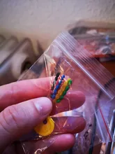 Tope flotante de goma multicolor para granos espaciales, boyas fijas de forma ovalada, flotador corcho de pesca para pescar, topes para aparejos de pesca, 60 uds.