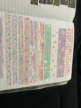 Juego de 10 unidades de cinta Washi negra y dorada, cinta adhesiva Vintage con diseño de galaxia, cinta adhesiva decorativa, pegatina para álbumes de recortes, papelería y diarios