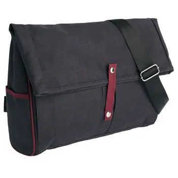 

Laptop Bag 2 in 1 twofold, gray with бордовым