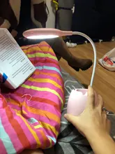 Bracket-Pen-Holder Desk-Light Table-Lamp Dimming Touch-Night-Light Learning-Multi-Function