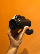 Telescopio monocular de bolsillo con visión nocturna para acampada, prismáticos con zoom 40x60 para camping, con soporte para smartphone