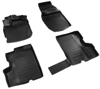 

Interior rubber mats with a side for Renault Kaptur (2016-) adravg268