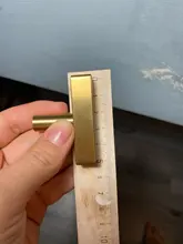 Hardware Furniture-Handle Drawer-Knobs Pulls Kitchen Cupboard Gold Matte Aluminum-Alloy