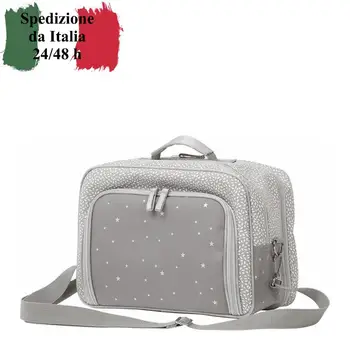 

Mathilde M. borsa da spalla e tracolla in nylon 3 scompartimenti interni
