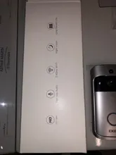 EKEN-Timbre de puerta de seguridad inalámbrico para puerta, monitor de seguridad inalámbrico modelo V5 para puerta con timbre y vídeo con conexión Wifi, grabadora de vídeo con visión nocturna, perfecta para el hogar