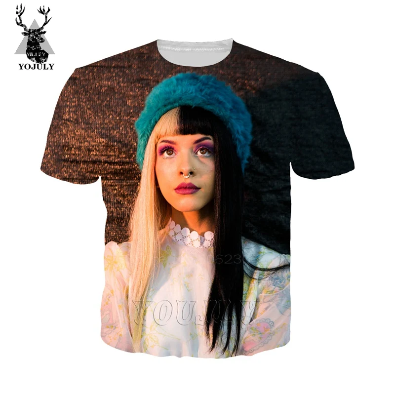 Melanie Martinez, футболка, cosy off white, мужская, 3d принт, косплей, футболки, мода, хип-хоп, Круглый ворот, короткий рукав, уличная одежда, топы, A522 - Цвет: 1
