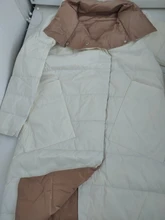 Coat Long-Jacket Double-Sided-Down Winter Women Parkas Snow-Outwear Fitaylor Warm Plus-Size