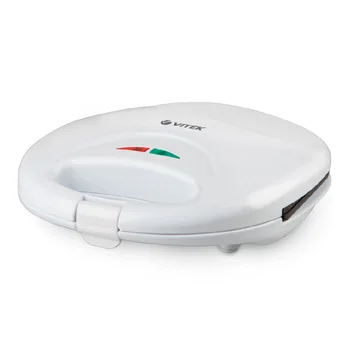 

Sandwich maker VITEK VT-1598, sandwich toaster, mini grill, 750 W, thermostat, non-stick coating