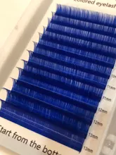 MIZIMO-pestañas de injerto de color, 8-13mm, pelo de visón artificial, utensilio de extensión de pestañas personalizado, nuevo producto