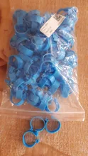 Bandas para las piernas de pollo, anillos de 20 Mm para aves de corral, 3 colores, anillo para palomas, codorniz, herramientas de transporte, etiqueta de número de alimentación, 100 Uds.
