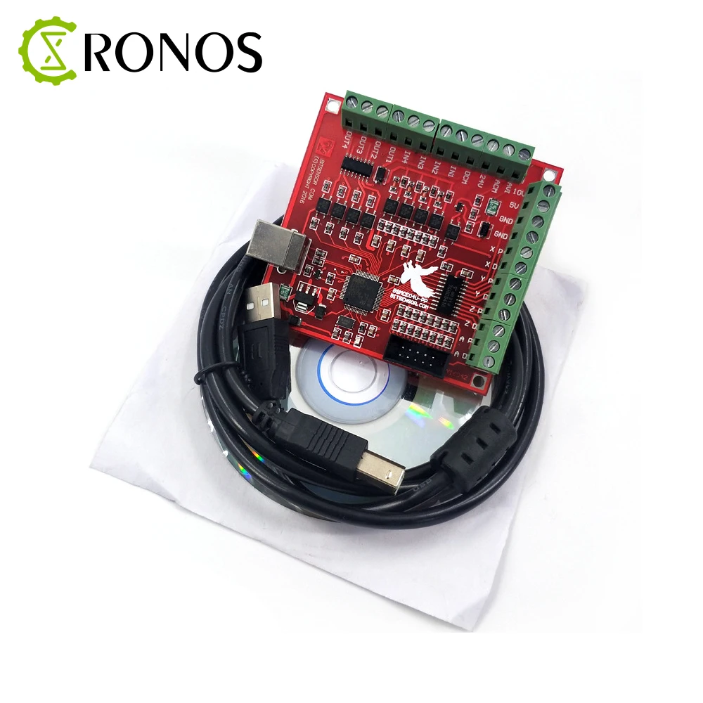 

1pcs Breakout Board CNC USB MACH3 100Khz 4 Axis Interface Driver Motion Controller Driver Board