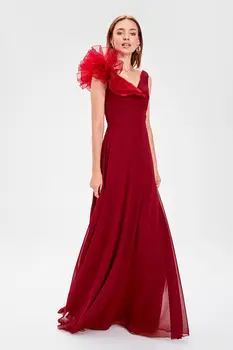 

Trendyol Colar Accessories Evening Dress TPRSS19AE0128