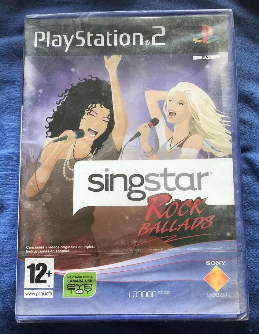 Видеоигра SINGSTAR ROCK BALLADS sony playstation 2 (ps2) | Электроника