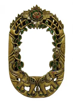 

Frame Oval "two elephants"