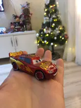 Disney Pixar Cars 3-Rayo McQueen Mater Pision Cup Mater 1:55, juguete de coche de aleación de Metal fundido a presión, regalo de cumpleaños para niños