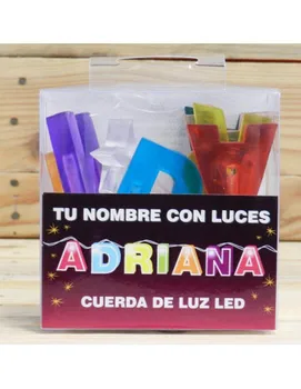 

LETTERS NAME LED ADRIANA