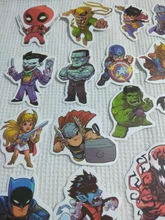 10/30/50 Uds de dibujos animados Disney pegatinas Marvel bien los Vengadores etiqueta engomada impermeable equipaje Skateboard guitarra portátil pegatinas juguete de niño