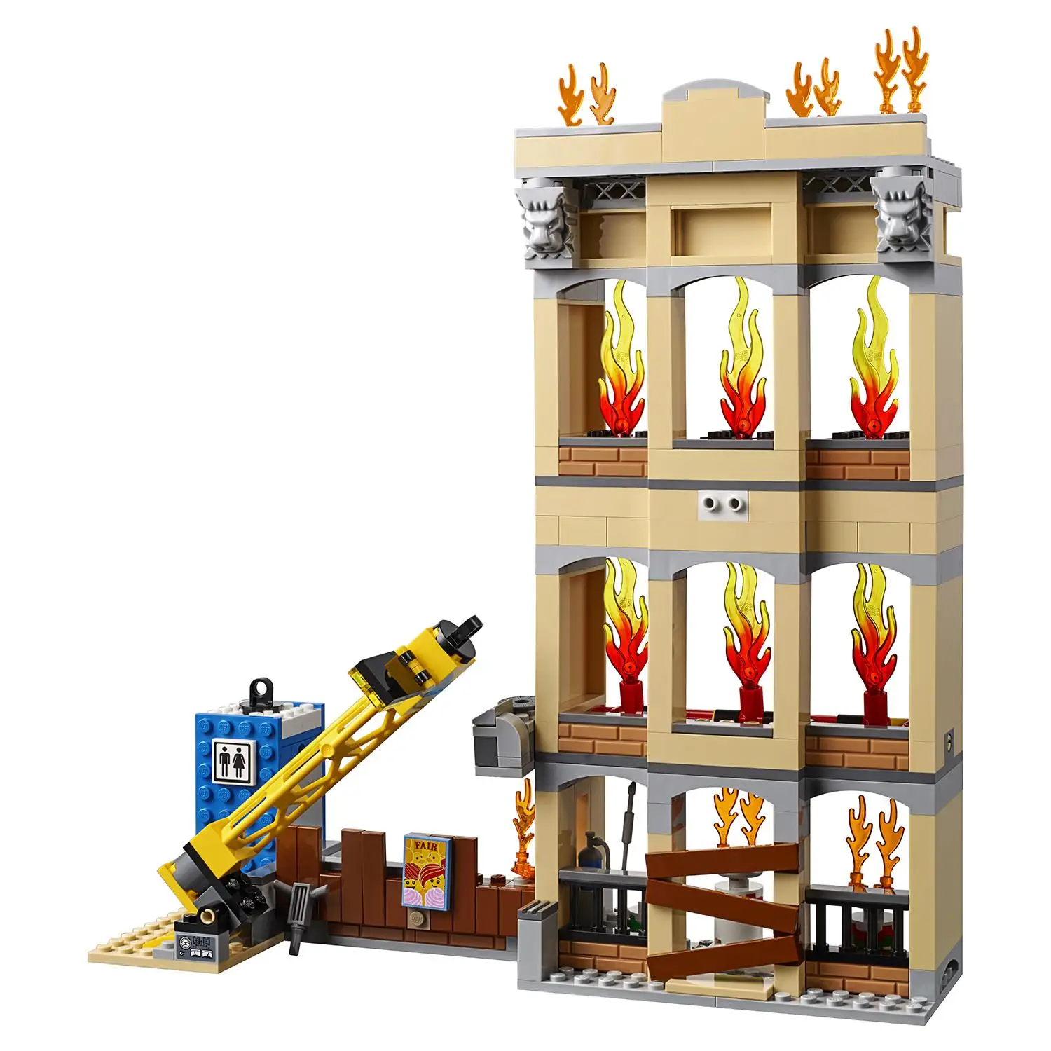 Designer Lego City Central Fire Station Blocks Aliexpress