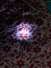 Microlitz-tira de luces LED con cable, resistor de 20cm, 8-15V, modelo DIY, 9 colores a elegir, 50/100 SMD, 10/20/0402 Uds.