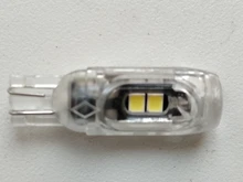 Luz LED para Interior de coche, lámpara de cuña de 12V, T10 W5W, superbrillante, polaridad libre, protección de plástico, smd, para puerta de lectura