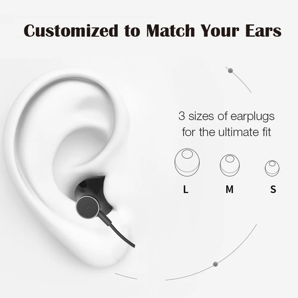 Wireless Earphones Bluetooth Ear hook Sport Running Stereo Noise Cancelling Headphone For iPhone Xiaomi Samsung Android Headset