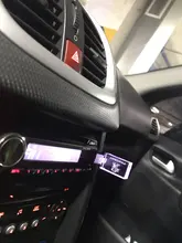 Gran oferta Cristal USB Renault y coches Peugeot Logo 4G 16GB Flash Drive USB 2,0 de USB Pen Drive 32GB de memoria de disco de 128GB 64GB regalos Cool