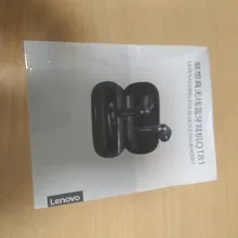 Lenovo-auriculares inalámbricos QT81 con Bluetooth 5,1, auriculares con sonido estéreo y botón táctil, con estuche de carga de 1200mAh y alimentación móvil
