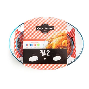 

Set of Oven Dishes Ô Cuisine Borosilicate glass (2 pcs)