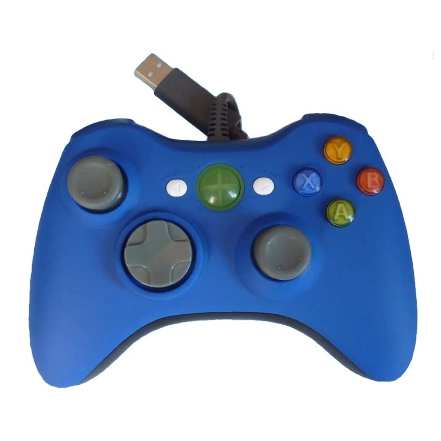 Проводной контроллер xbox 360* совместимый* синий