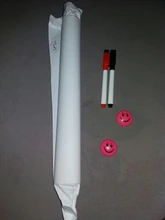 YIBAI A3 pizarra magnética suave casa Oficina cocina seco borrar blanco imán Flexible para heladera regalo gratuito 29,7*42cm