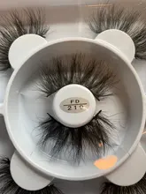 100% de visón pestañas postizas pestañas entrelazadas Natural pestañas falsas longitud 25mm maquillaje 3D extensión de pestañas de visón pestañas belleza